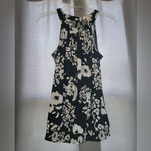 WHBM Black & White Dressy Top